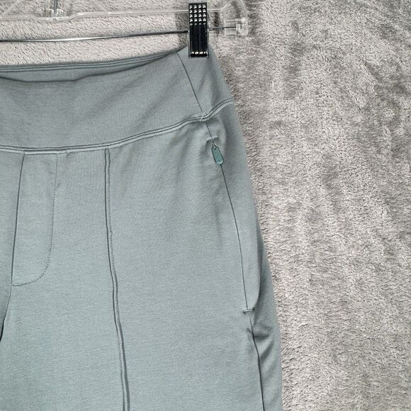 Athleta Pants Women 2‎ Petite Gray Sage Green Eastbound Straight Pant Athleisure - Picture 6 of 10